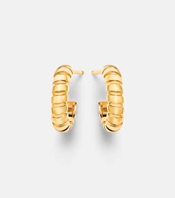 Bvlgari Tubogas 18kt gold hoop earrings | Bvlgari