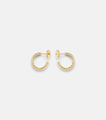 Bvlgari Tubogas 18kt gold hoop earrings | Bvlgari
