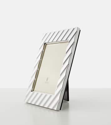 Maxime platinum-plated picture frame | L'Objet