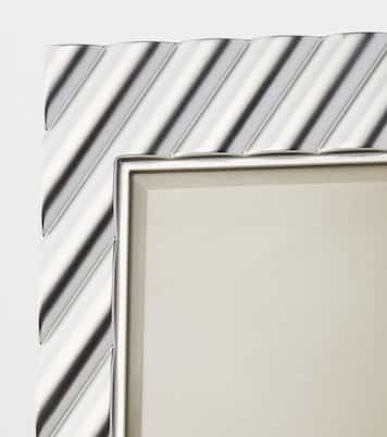 Maxime platinum-plated picture frame | L'Objet