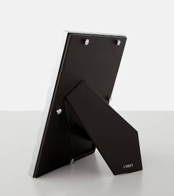 Maxime platinum-plated picture frame | L'Objet