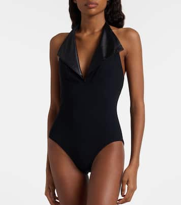 Emery halterneck swimsuit | Karla Colletto