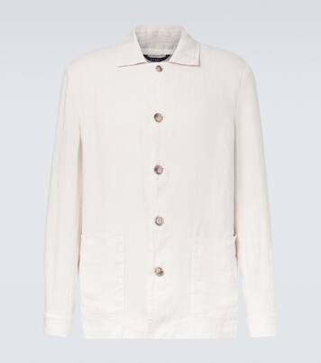 Giacca Oxford in lino | Fedeli