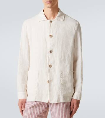 Giacca Oxford in lino | Fedeli