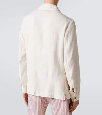 Giacca Oxford in lino | Fedeli