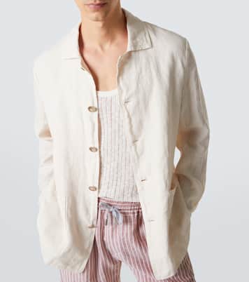 Giacca Oxford in lino | Fedeli