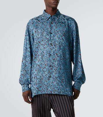 Chemise en satin imprimé | Dries Van Noten