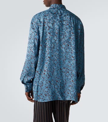 Chemise en satin imprimé | Dries Van Noten