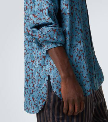 Chemise en satin imprimé | Dries Van Noten