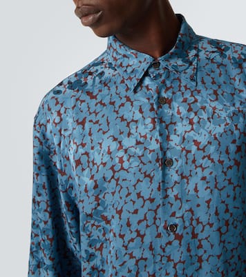 Chemise en satin imprimé | Dries Van Noten
