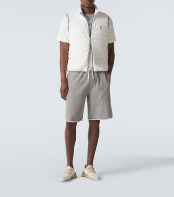 Logo down vest | Brunello Cucinelli