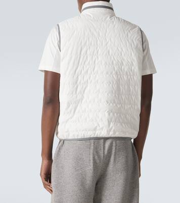 Logo down vest | Brunello Cucinelli