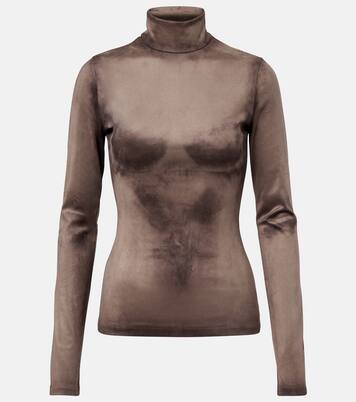 Tarkis trompe-l’œil turtleneck top | Acne Studios