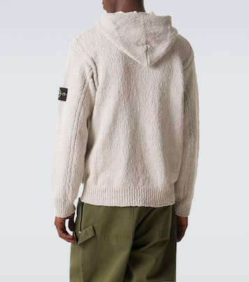 Compass cotton zip-up hoodie | Stone Island