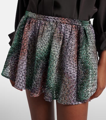 Minifalda de lamé con lentejuelas | Missoni