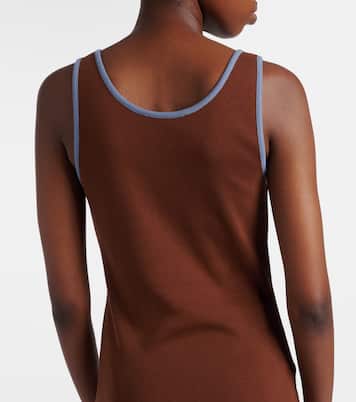 Cotton jersey tank top | Prada