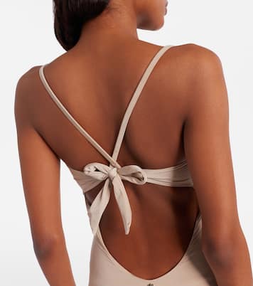 Curva ruched halterneck swimsuit | Max Mara