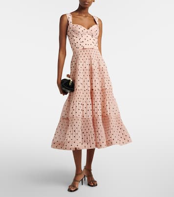 Robe midi à pois | Zimmermann