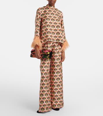 Small embroidered clutch | La DoubleJ