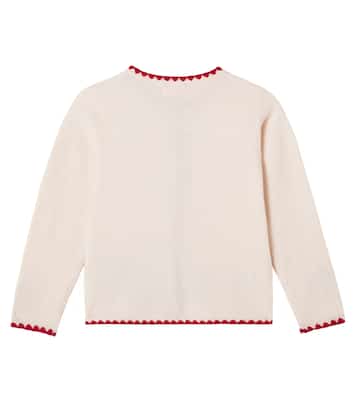 Bestickter Cardigan Collette aus Wolle | Konges Sløjd