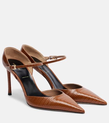 Vertigo snake-effect leather pumps | Tom Ford