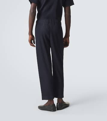 Basics pleated straight pants | Homme Plissé Issey Miyake