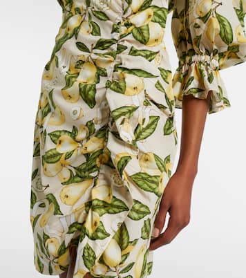 Robe imprimée en coton mélangé | Adriana Degreas