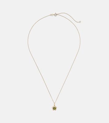 Kensington 14kt gold necklace with peridot | Stone and Strand