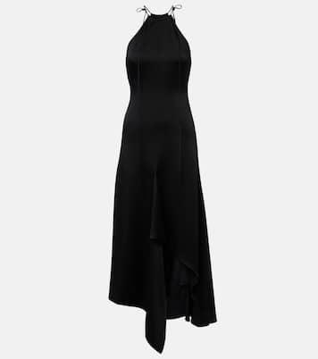 Asymmetrisches Midikleid aus Crêpe | Victoria Beckham