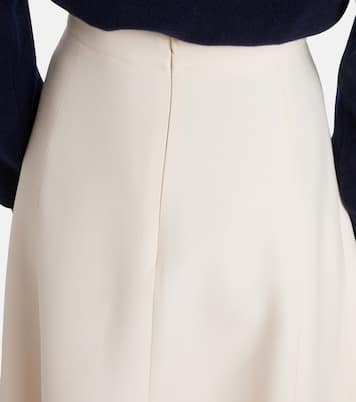 VGold Crepe Couture midi skirt | Valentino