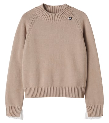 Cotton and wool sweater | Monnalisa