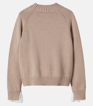 Cotton and wool sweater | Monnalisa
