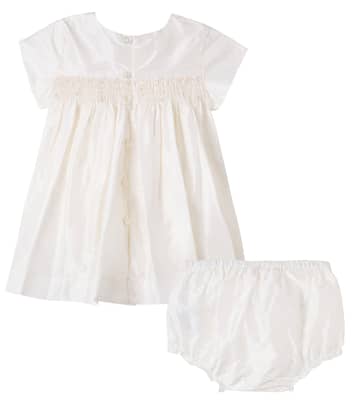 Bébé – Ensemble robe et short Maruska en soie | Bonpoint