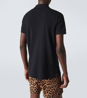 Short-sleeved cotton polo shirt | Tom Ford