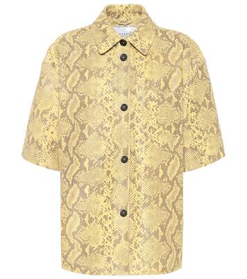 Chemise imprimée en cuir embossé | Common Leisure