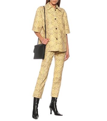 Chemise imprimée en cuir embossé | Common Leisure