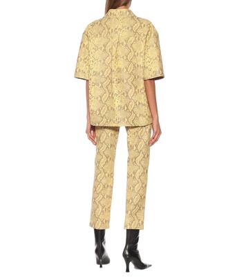 Chemise imprimée en cuir embossé | Common Leisure