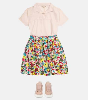 Tetra cotton blouse | Caramel