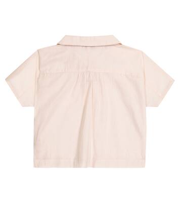 Tetra cotton blouse | Caramel