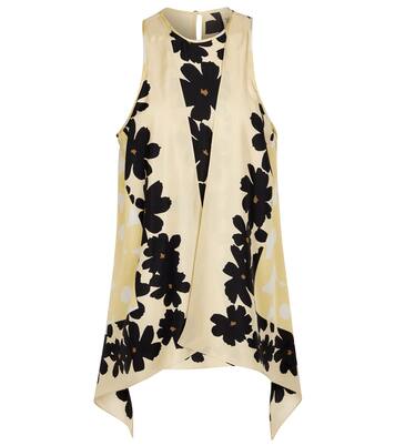 Catia floral silk top | Petar Petrov