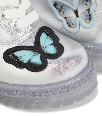 Tia leather combat boots | Sophia Webster Mini