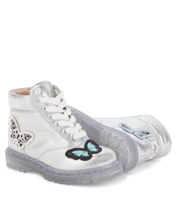 Tia leather combat boots | Sophia Webster Mini