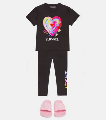 Bedruckte Leggings aus Jersey | Versace Kids