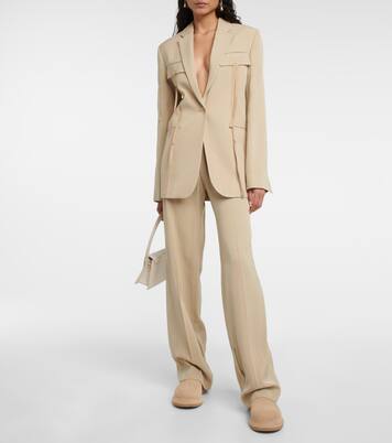 Les bottes Bricciola leather Chelsea boots | Jacquemus