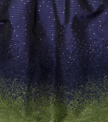 Glitter-embellished satin dress | Il Gufo