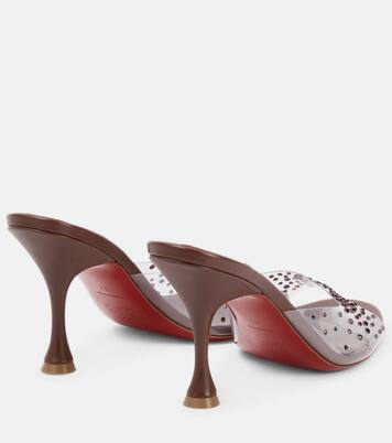 Nudes Degramule embellished mules | Christian Louboutin