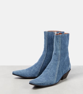 Ankle Boots aus Denim | Acne Studios