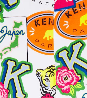 Journey printed cotton–blend shorts | Kenzo Kids