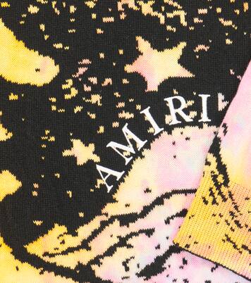 Intarsia-knit cotton and cashmere sweater | Amiri Kids