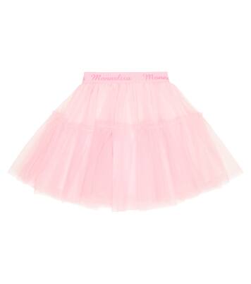 Jupe en tulle à logo | Monnalisa